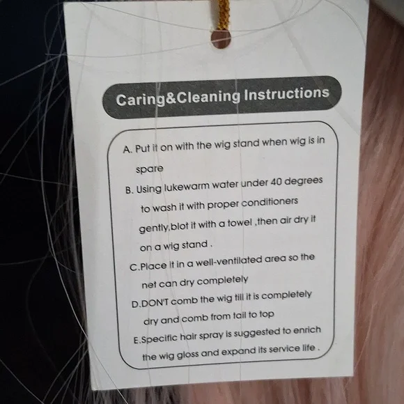 Light Pink WIG - Picture 6 of 9